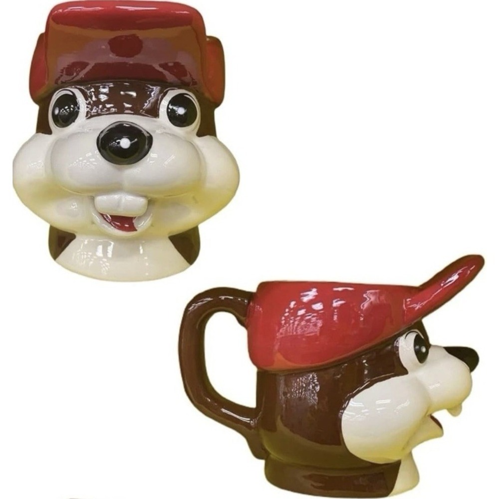 Buc-ees 3D Bucky Beaver Face Collectible Ceramic